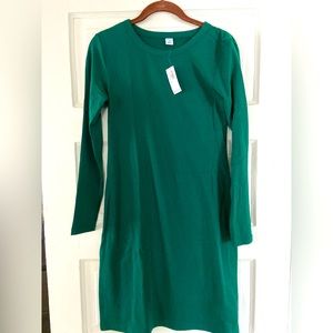 NWT Women’s Fitted Cotton/Spandex Long Sleeved Dress